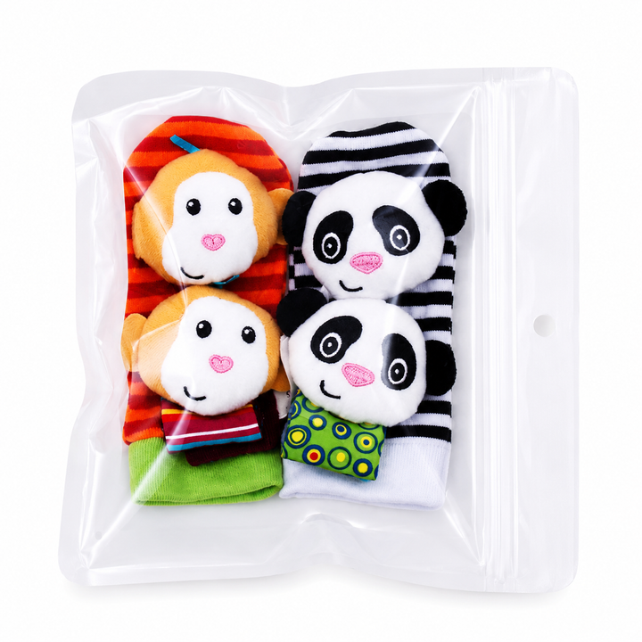 Baby Sensory Socks Plush Baby Socks Wristbands