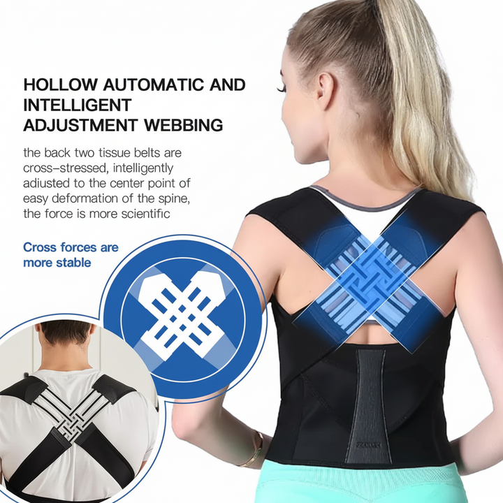 Posture Corrector Back Brace Adjustable Upper Back Support
