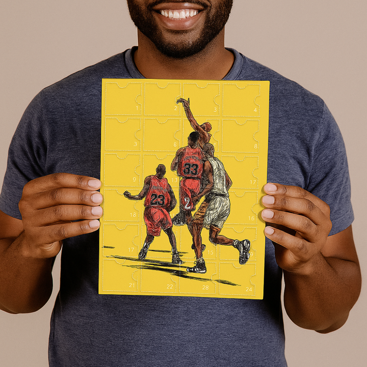 Toy Basketball Advent Calendar Mini Figure Collector Set