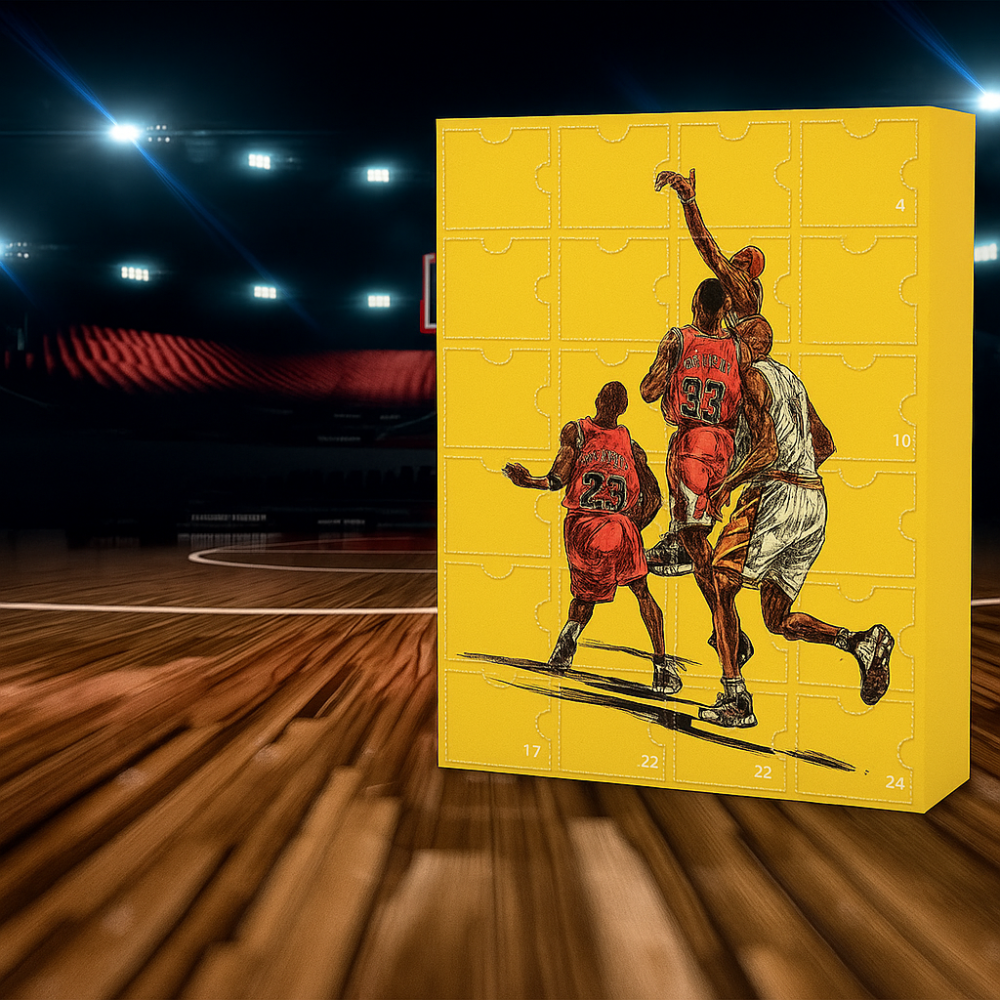 Basketball Advent Calendar Mini Figures Collectible Gift Box