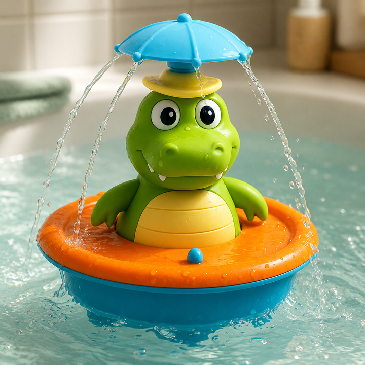 Bath Toy Toddlers colourful Lights Floating Water Spraying