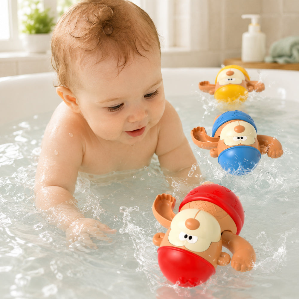 Bath Toy Wind Up Toy Swimming Water Play Toy Kids