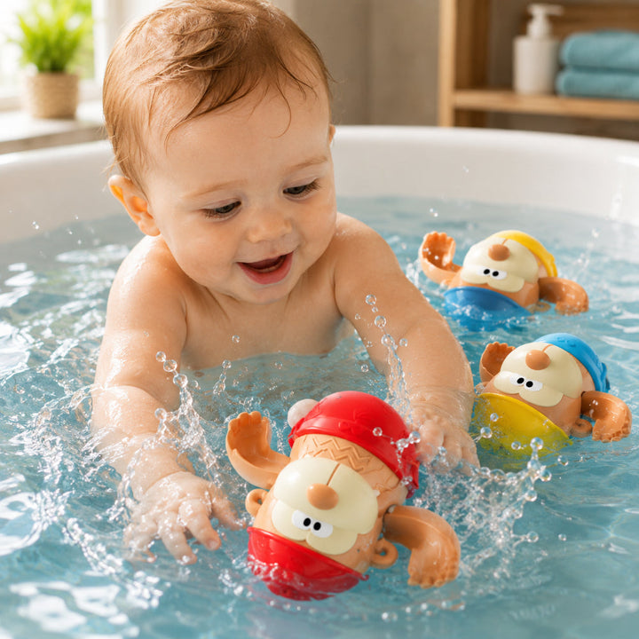Bath Toy Wind Up Toy Swimming Water Play Toy Kids