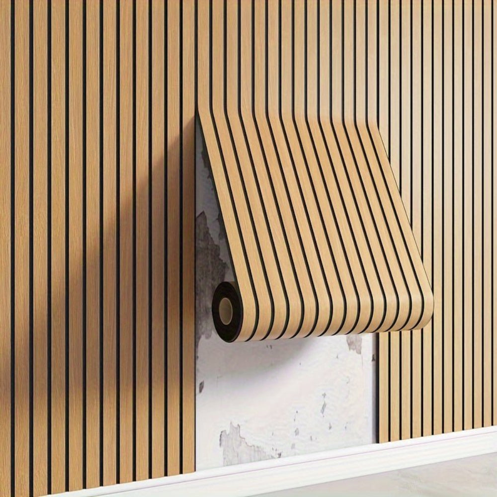 Wall Panels 3D Wood Effect Self Adhesive PVC Home Decor Roll
