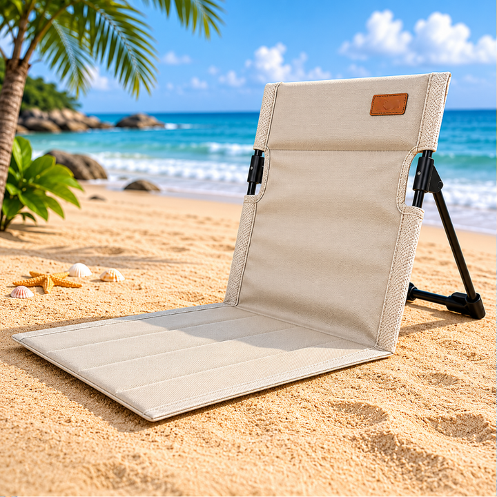 Beach Chair Camping Foldable Reclining Lounge