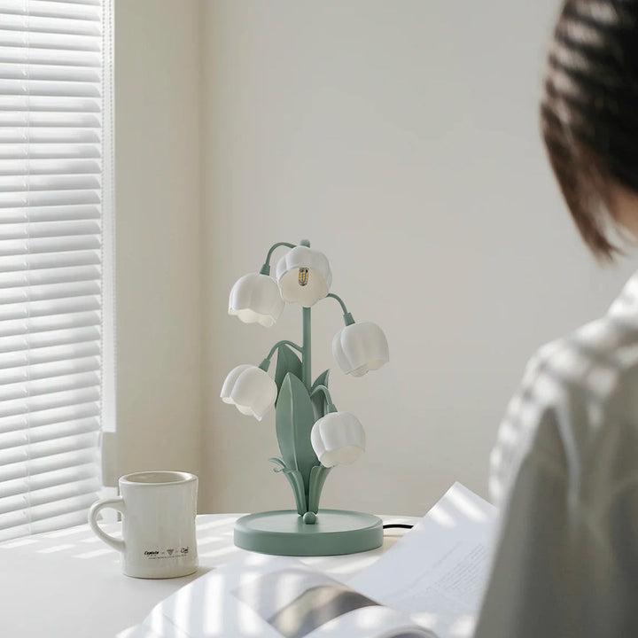 Bell Orchid Table Lamp | Elegant Floral Indoor Light
