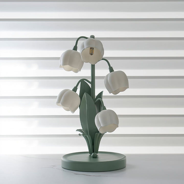 Bell Orchid Table Lamp | Elegant Floral Indoor Light