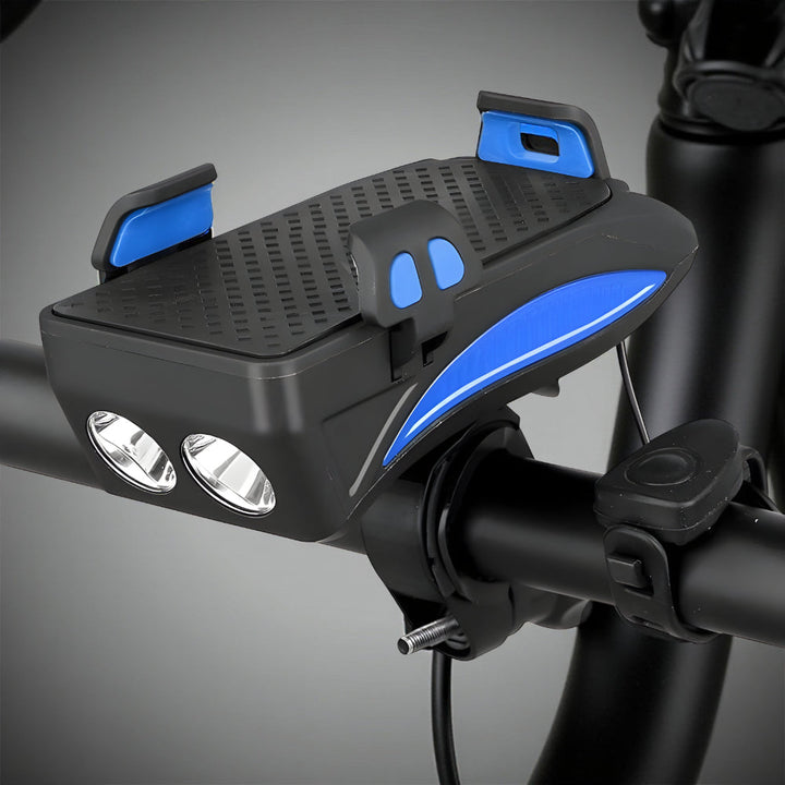 Bike Light Phone Mount Powerbank Horn Combo Accessory