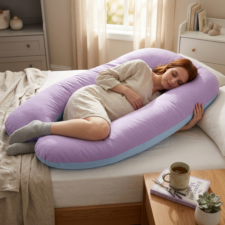 Body Pillow Pregnancy Side Sleeper Support Cushion