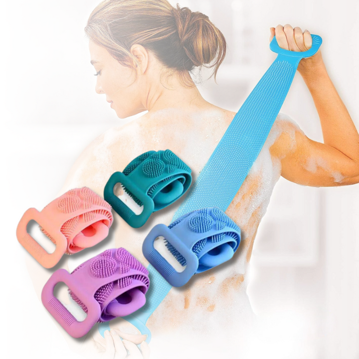 Body Scrubber Silicone Exfoliating Shower Brush Bath Massager