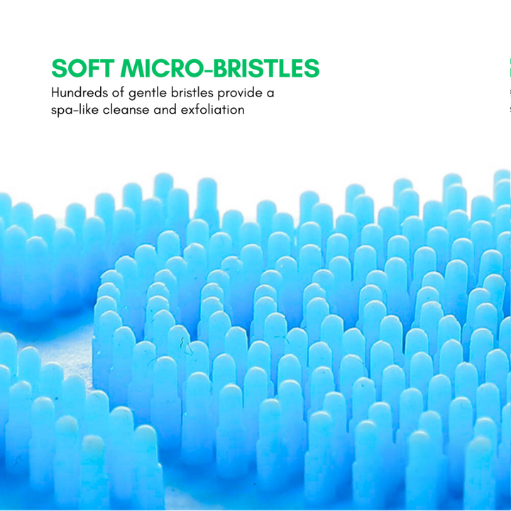 Body Scrubber Silicone Exfoliating Shower Brush Bath Massager