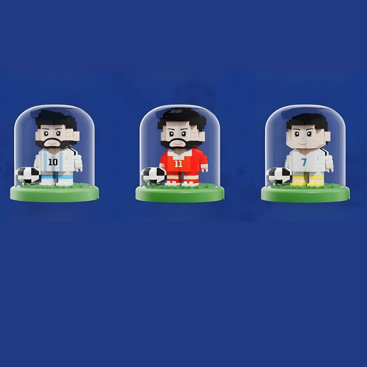 Building Blocks Worldcup Soccer Set Small Plastic Toy Kit