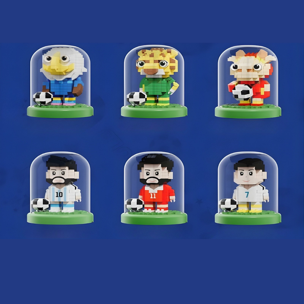 Building Blocks Worldcup Soccer Set Small Plastic Toy Kit