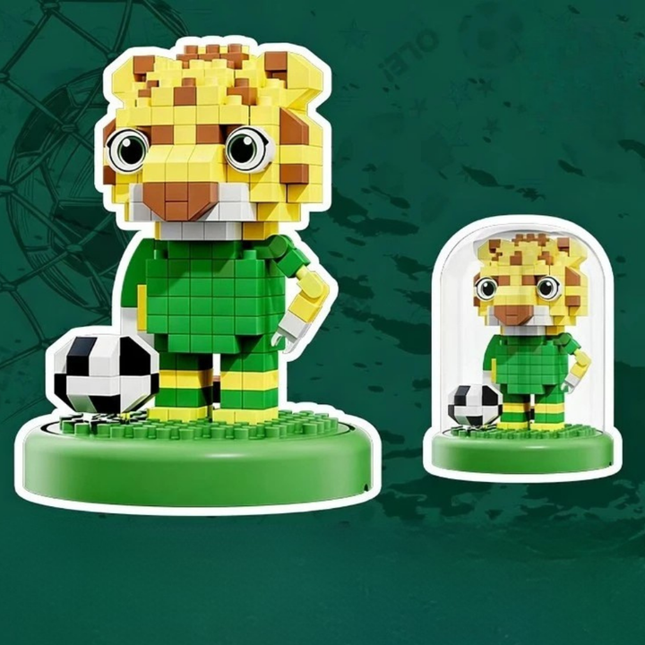 Building Blocks Worldcup Soccer Set Small Plastic Toy Kit