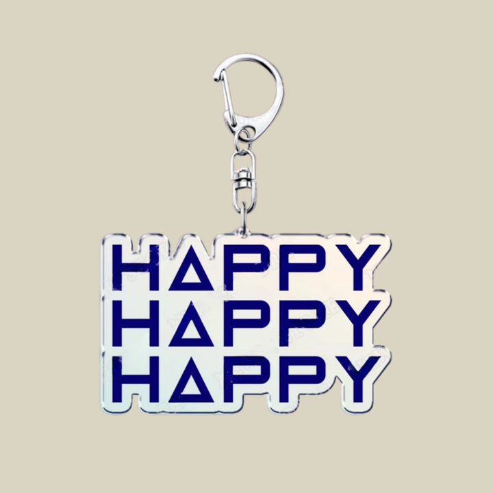 Bunnycat Keychain Funny Acrylic Charm Cute Cartoon Key Ring Gift