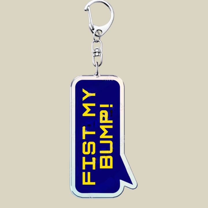Bunnycat Keychain Funny Acrylic Charm Cute Cartoon Key Ring Gift