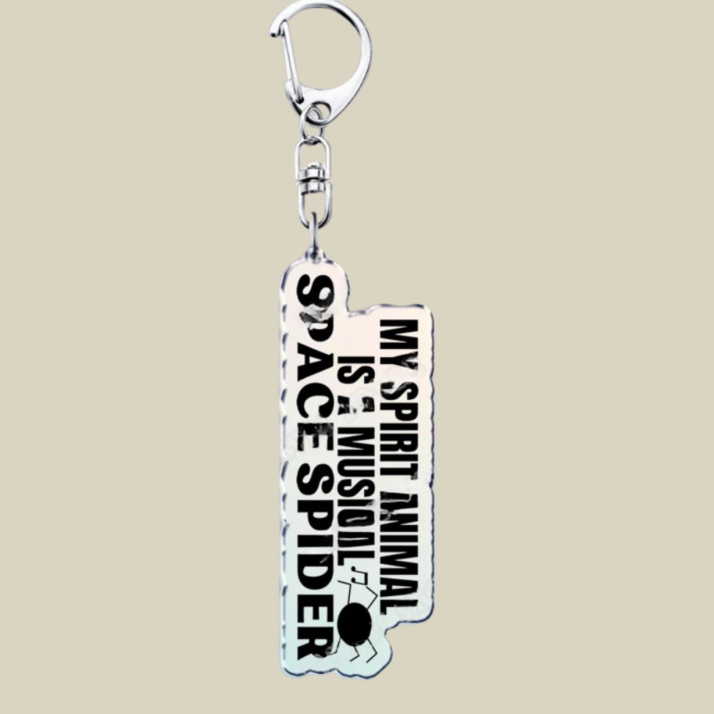 Bunnycat Keychain Funny Acrylic Charm Cute Cartoon Key Ring Gift
