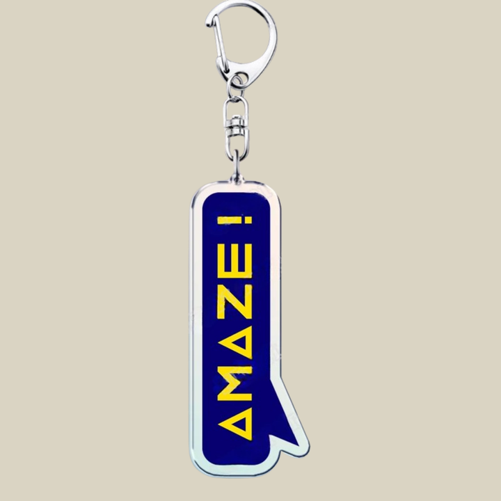 Bunnycat Keychain Funny Acrylic Charm Cute Cartoon Key Ring Gift