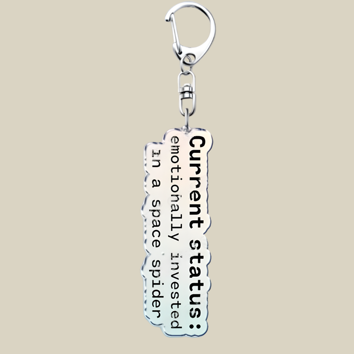 Bunnycat Keychain Funny Acrylic Charm Cute Cartoon Key Ring Gift