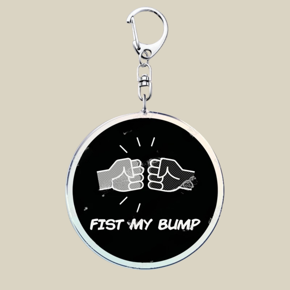 Bunnycat Keychain Funny Acrylic Charm Cute Cartoon Key Ring Gift