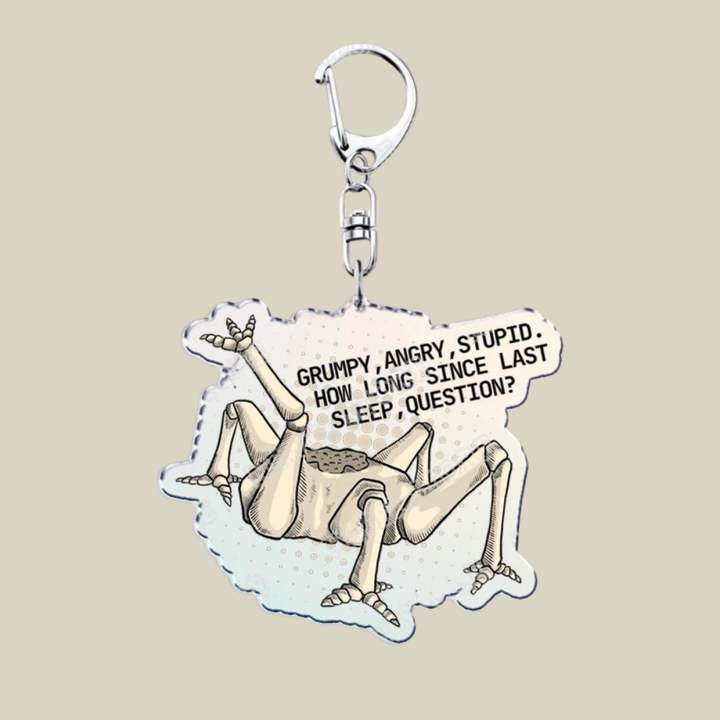 Bunnycat Keychain Funny Acrylic Charm Cute Cartoon Key Ring Gift