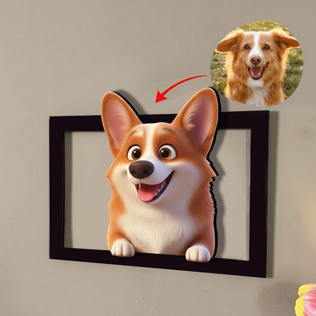 Wall Art Personalized Acrylic 3D Photo Frame Gift Decor