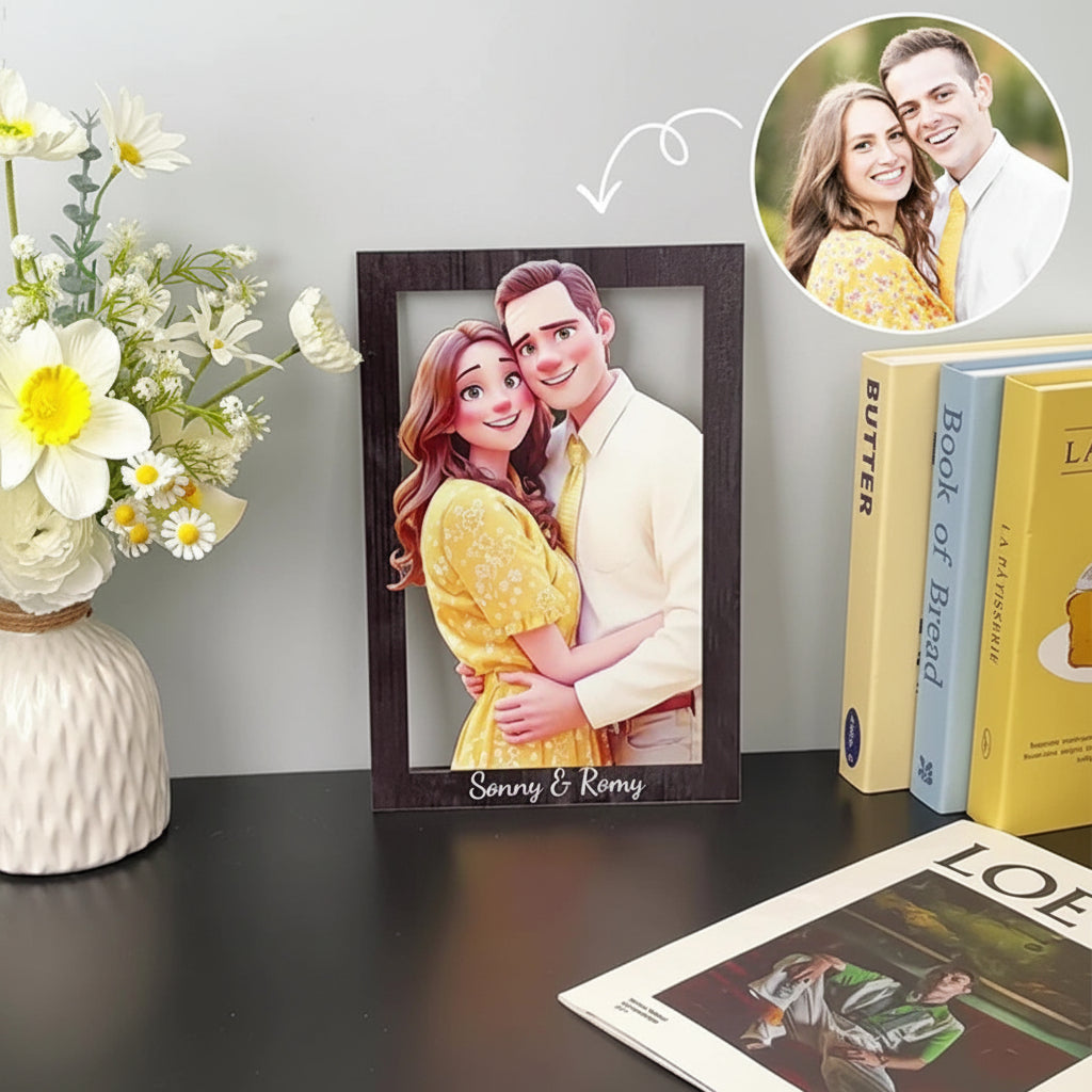 Wall Art Personalized Acrylic 3D Photo Frame Gift Decor