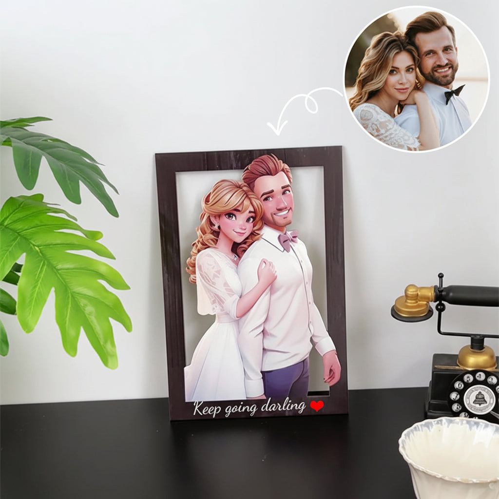 Wall Art Personalized Acrylic 3D Photo Frame Gift Decor
