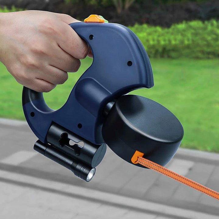 Dog Leash Dual Retractable Tangle Free Walking Lead Two Dogs