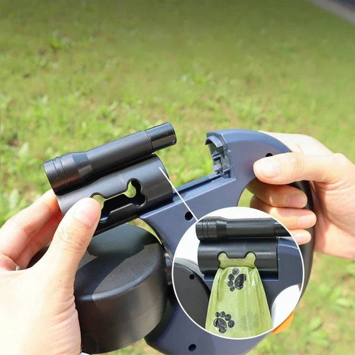 Dog Leash Dual Retractable Tangle Free Walking Lead Two Dogs