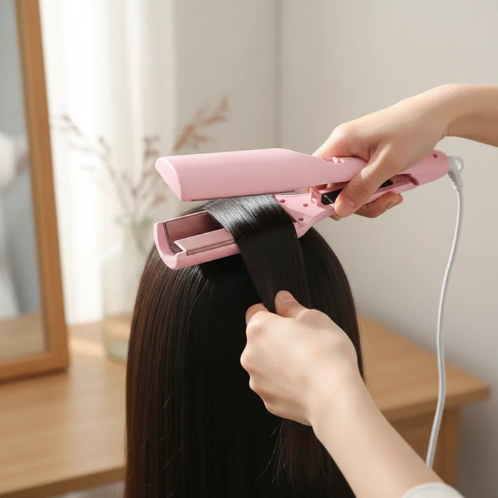 Hair Curler Wave Iron Ceramic Double Barrel Curling Tool