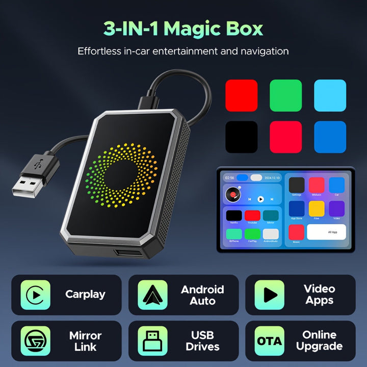 Car Adapter Wireless Media Streaming Auto Display Box