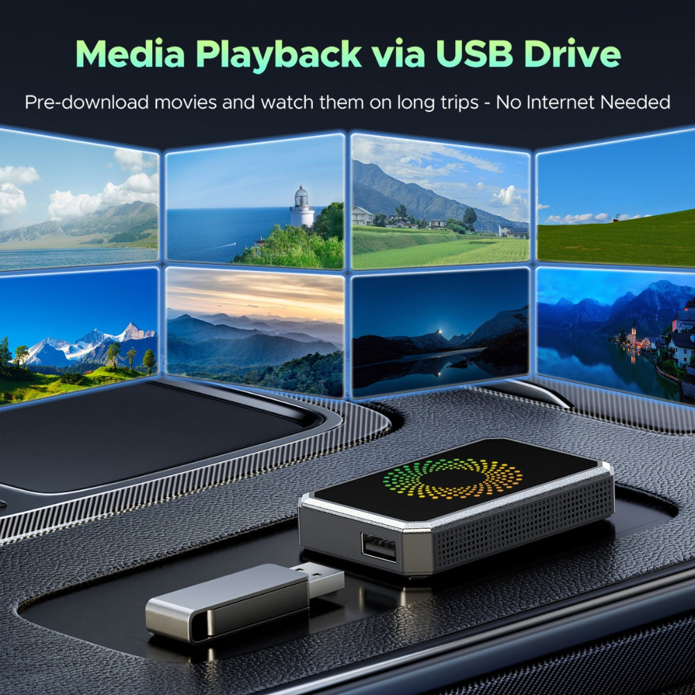 Car Adapter Wireless Media Streaming Auto Display Box