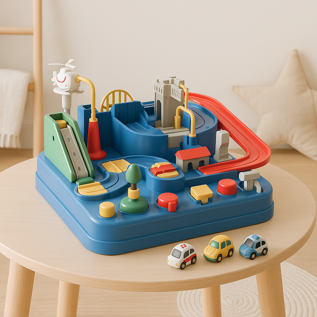 Car Track Toy City Adventure Puzzle Game