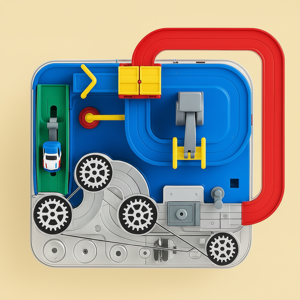 Car Track Toy City Adventure Puzzle Game