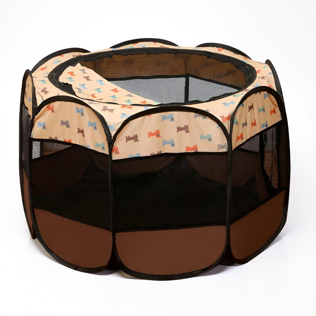Cat Playpen Foldable Mesh Portable Pet Tent