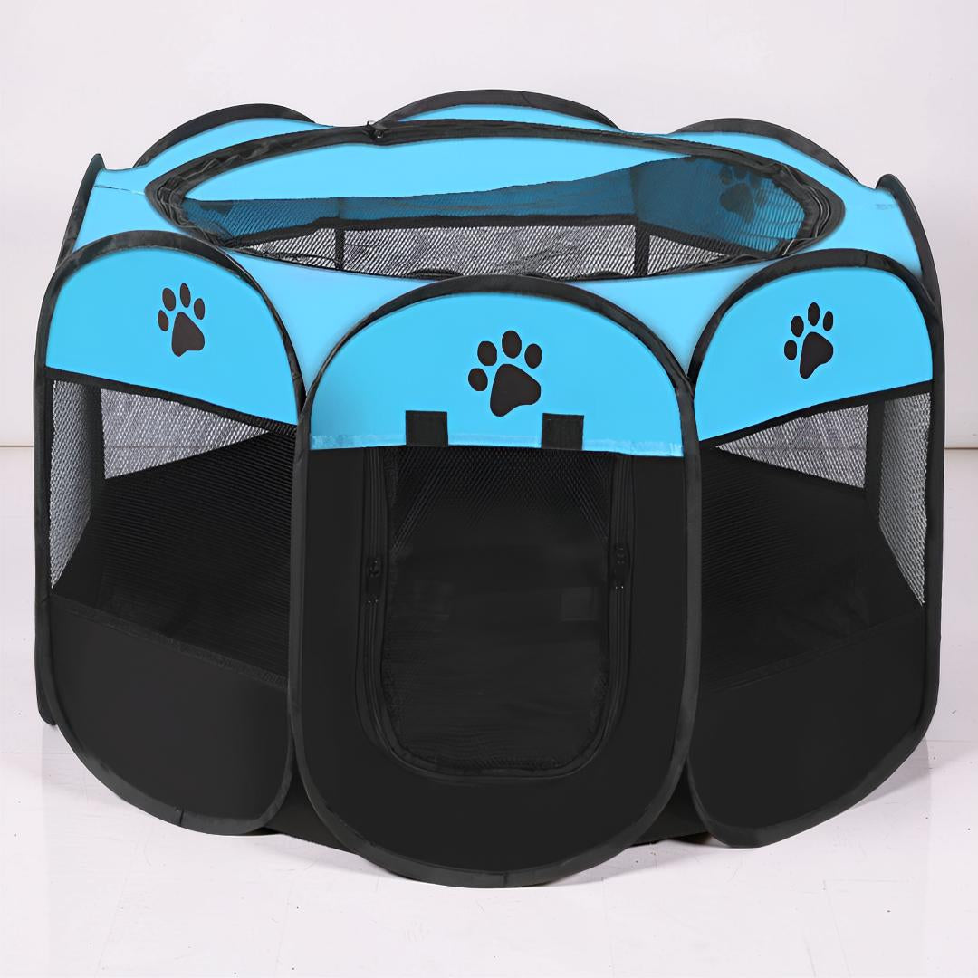 Cat Playpen Foldable Mesh Portable Pet Tent