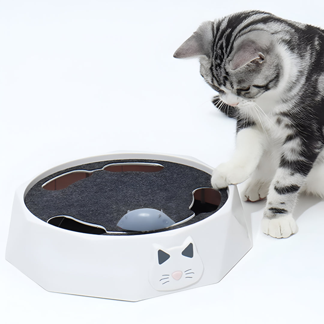 Cat Toy Scratch Pad Interactive Mouse Activity Center