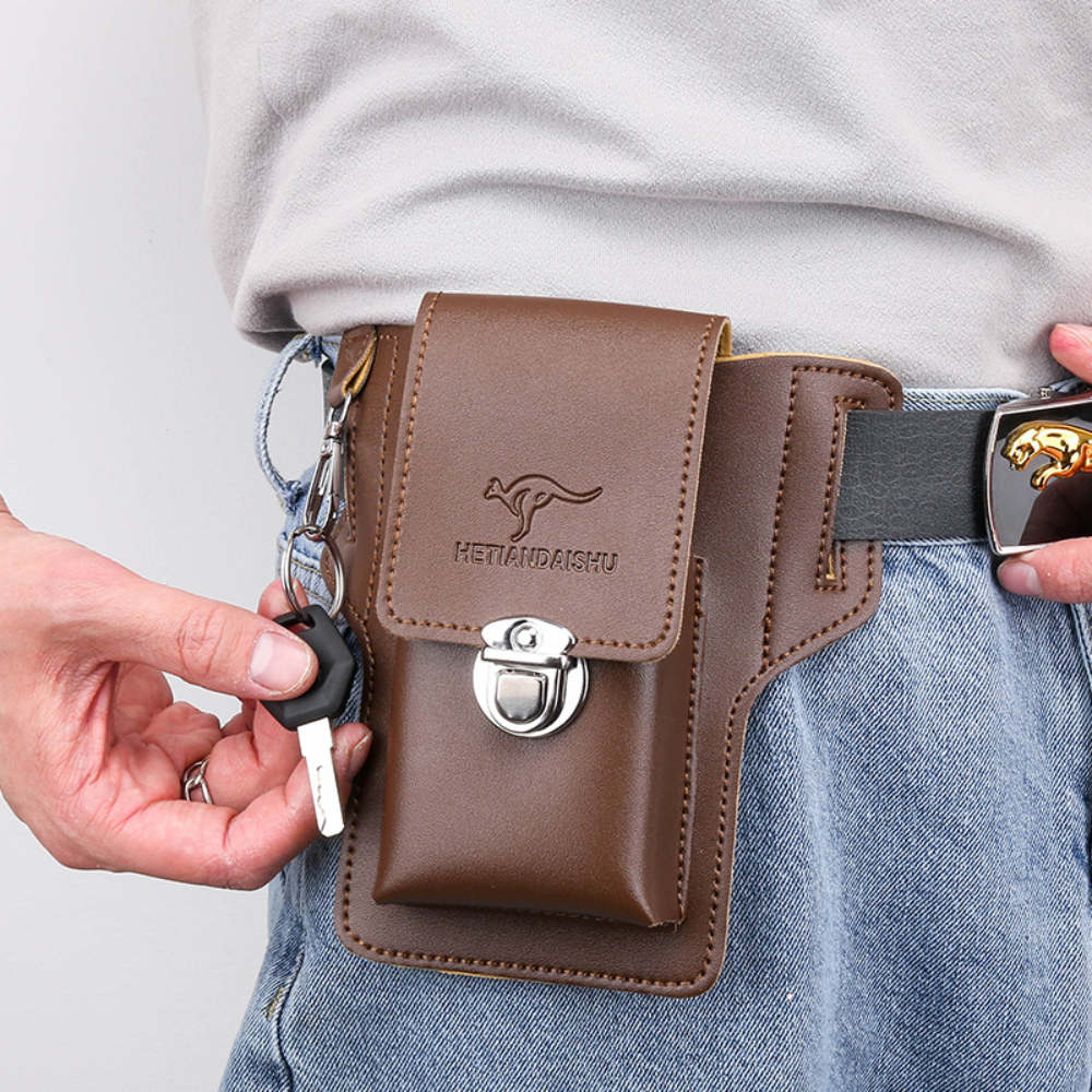 Cell Phone Holster Belt Pouch Waist Carry Case