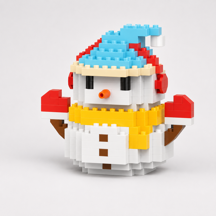 Christmas Building Blocks Set Fun Family Activity
