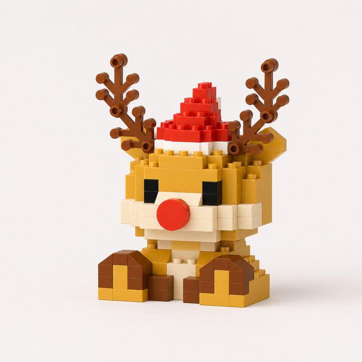 Christmas Building Blocks Set Fun Family Activity
