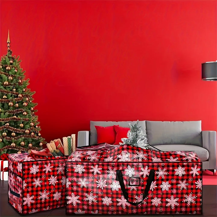 Christmas Tree Storage Bag Heavy Duty Waterproof Plastic Organizer