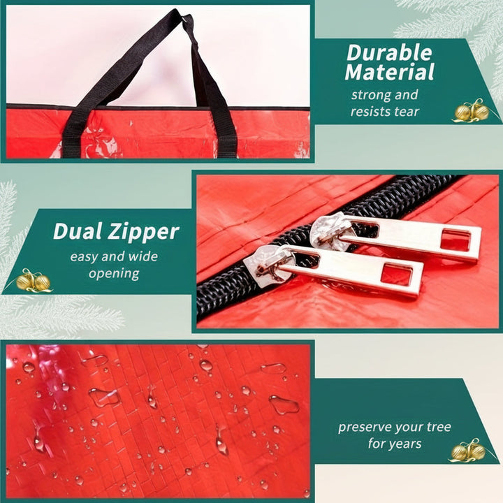 Christmas Tree Storage Bag Heavy Duty Waterproof Plastic Organizer