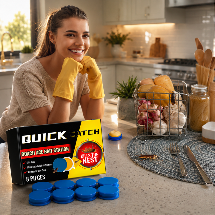 Cockroach Trap Bait Station Indoor Pest Control Pods Odorless