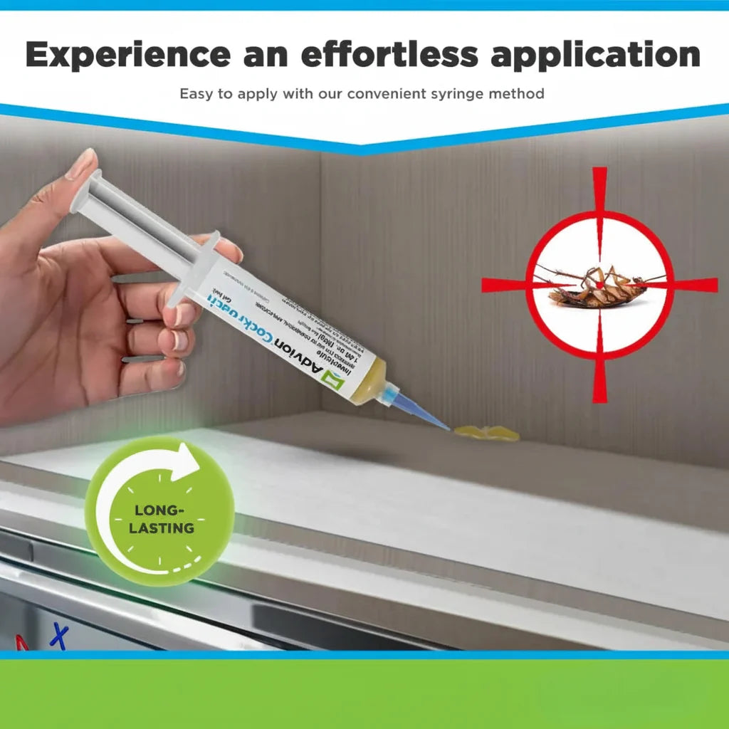 Indoor Pest Control Gel Syringe Cockroach Elimination