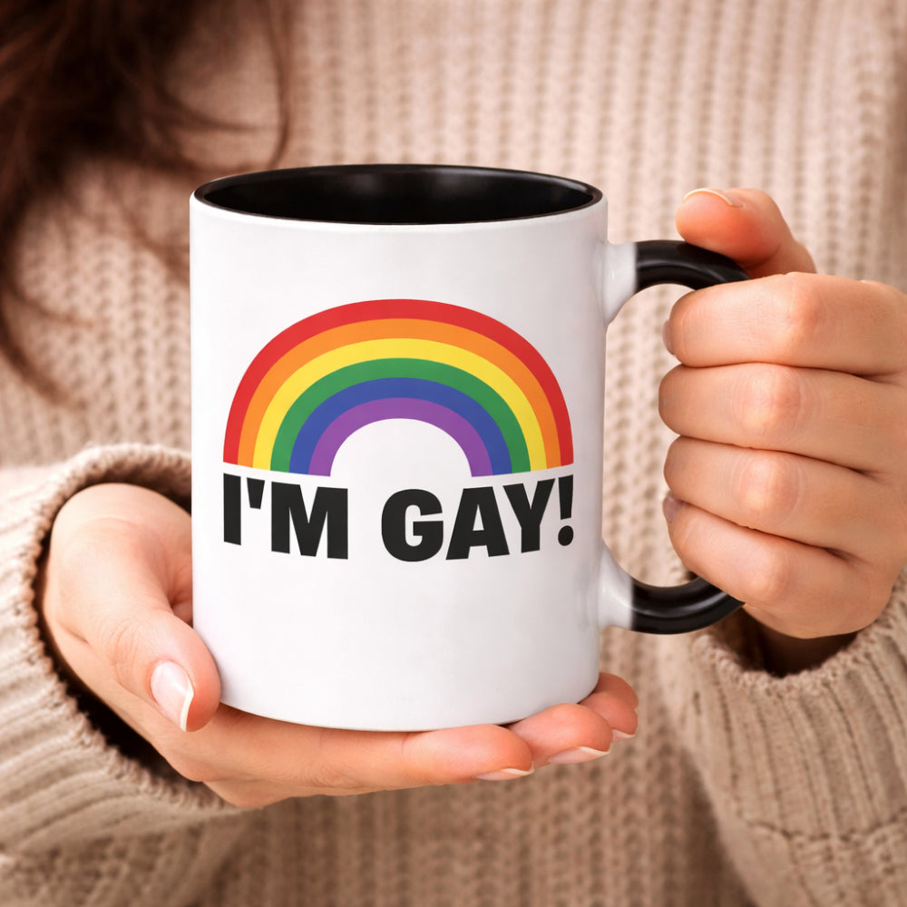 Coffee Mug colour Changing Heat Sensitive Ceramic Gag Gift