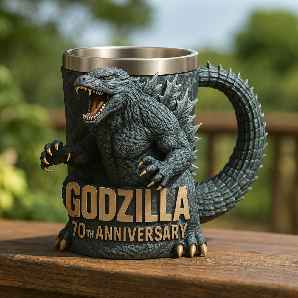 Coffee Mug Monster Figure 3D Sculpted Ceramic Drinkware