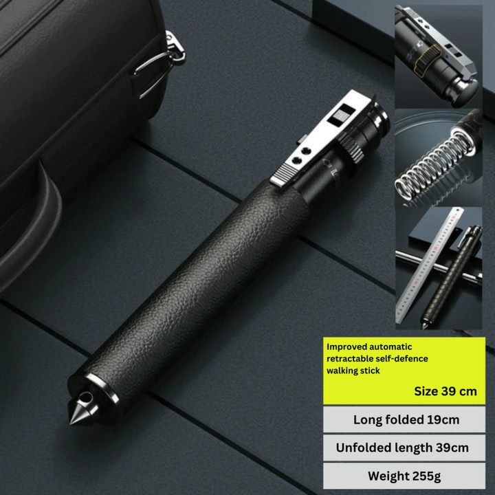 Hiking Pole Telescopic Alloy Outdoor Trekking Safety Stick