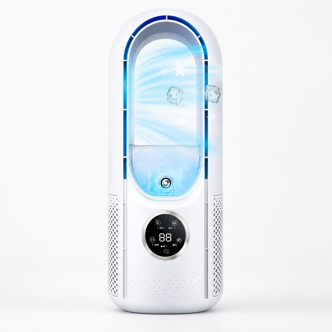 Portable Air Conditioner Bladeless Quiet Cooling Fan