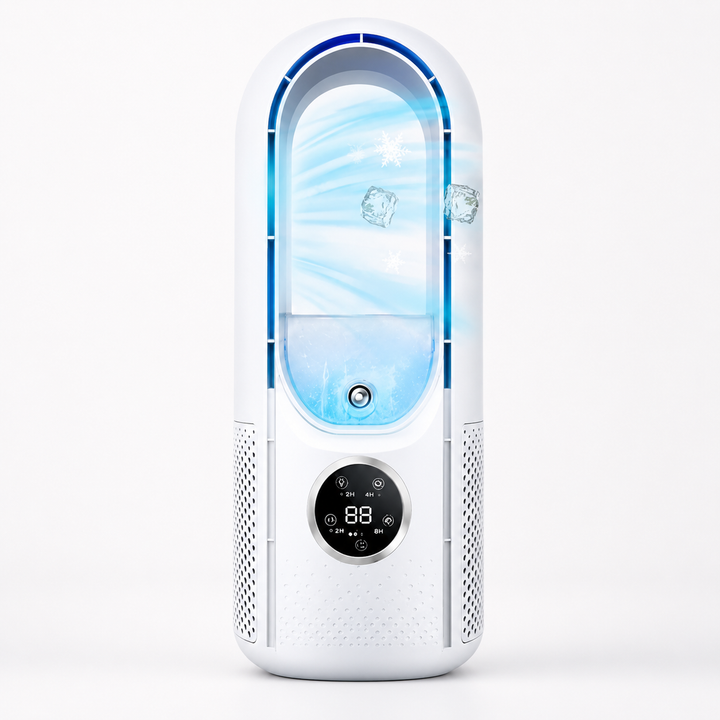 Portable Air Conditioner Bladeless Quiet Cooling Fan